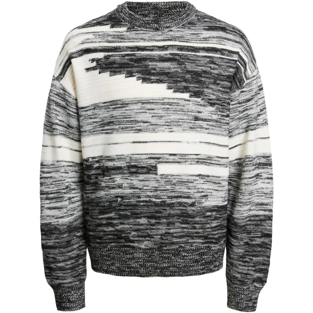 12243294 JCOREACT KNIT CREW NECK LN BLACK