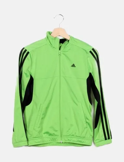 Adidas Chaqueta verde deportiva