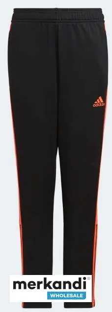 ADIDAS TIRO NEGRO/APP SOLAR ROJO 3 RAYAS JUNIOR  SUÉTER + PANT