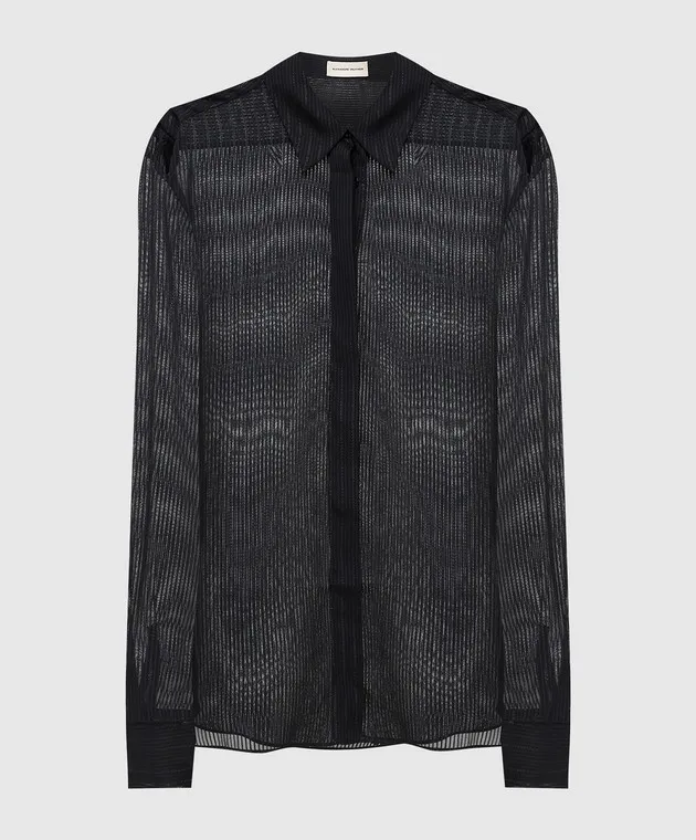 ALEXANDRE VAUTHIER Striped shirt with lurex
