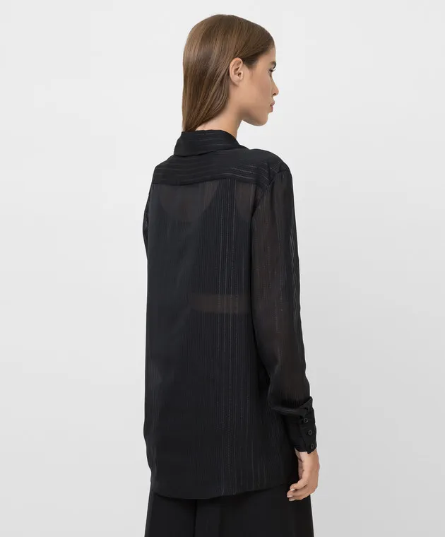 ALEXANDRE VAUTHIER Striped shirt with lurex