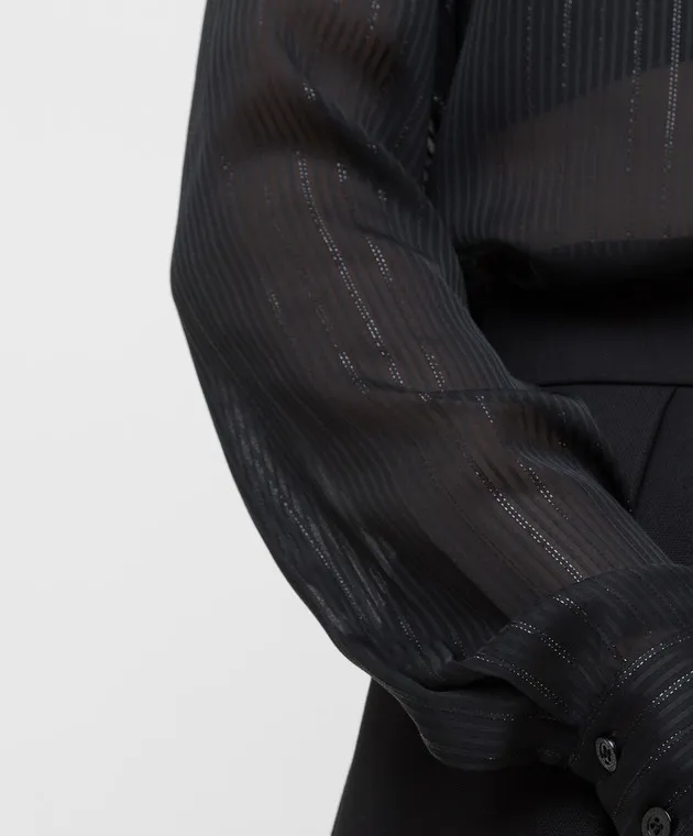 ALEXANDRE VAUTHIER Striped shirt with lurex