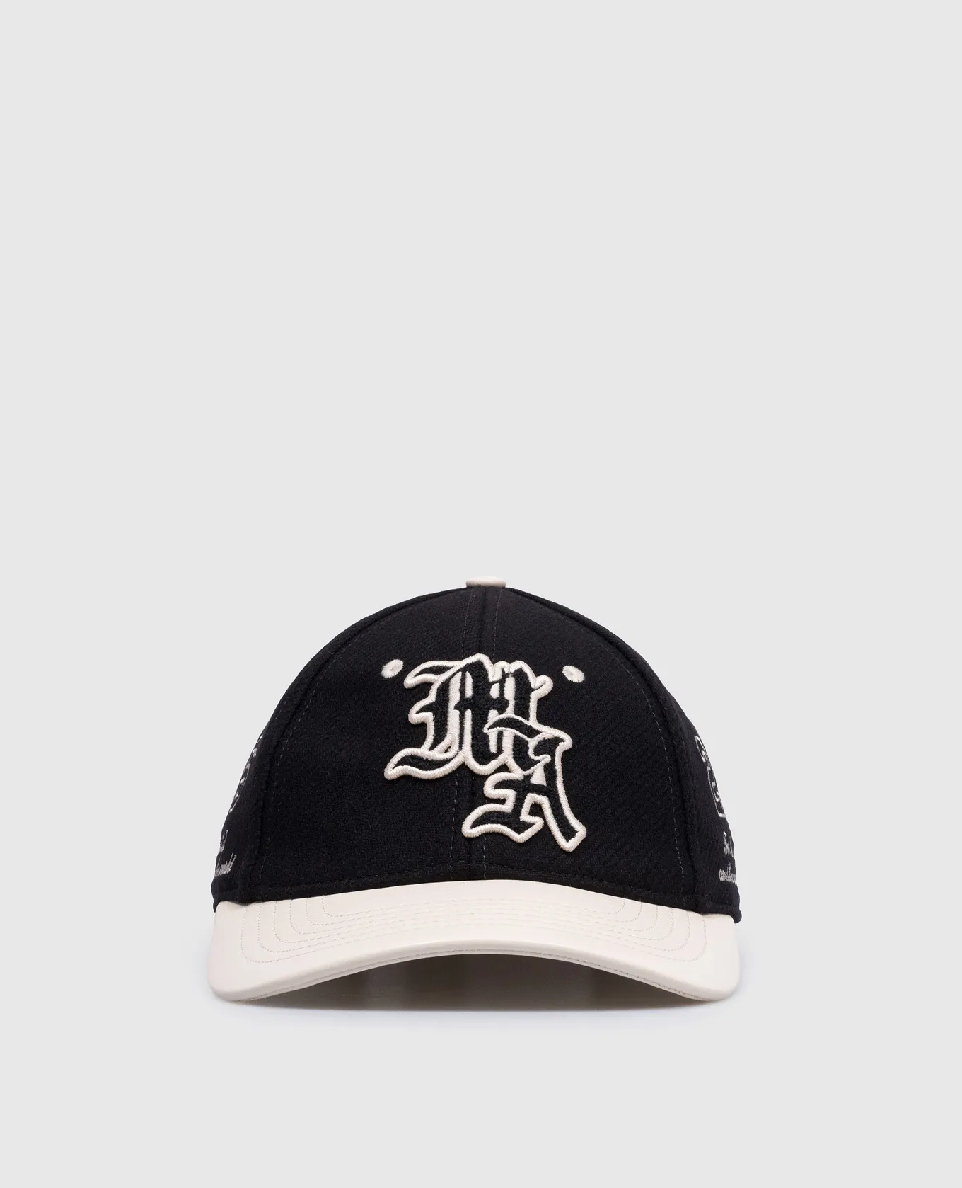 AMIRI Black cap with logo embroidery