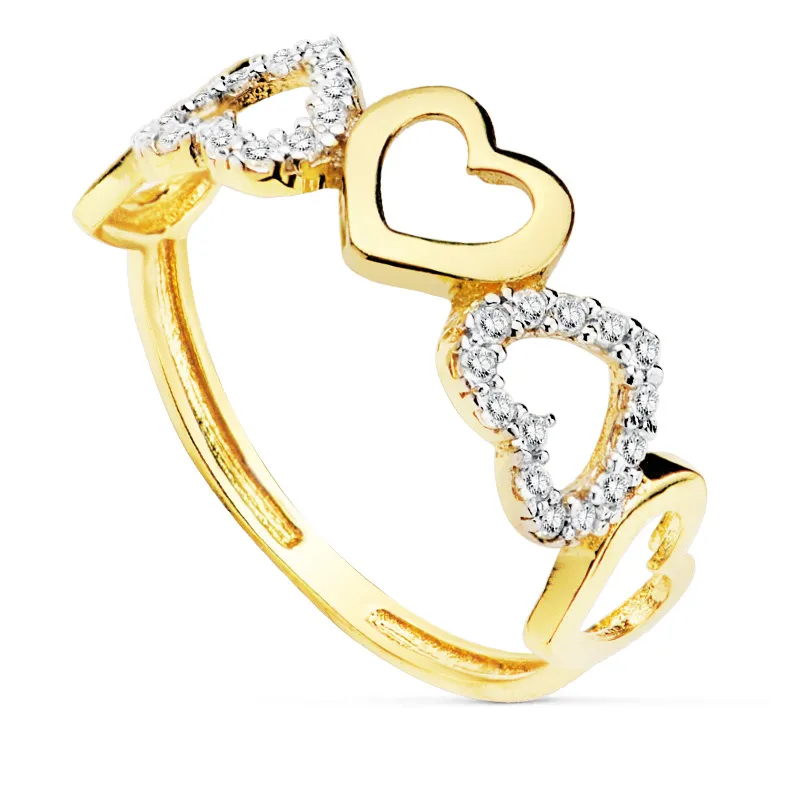 Anillo Oro Bicolor