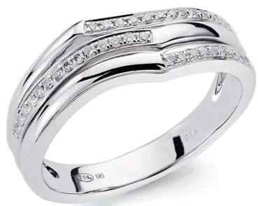 Anillo Oro Diamantes