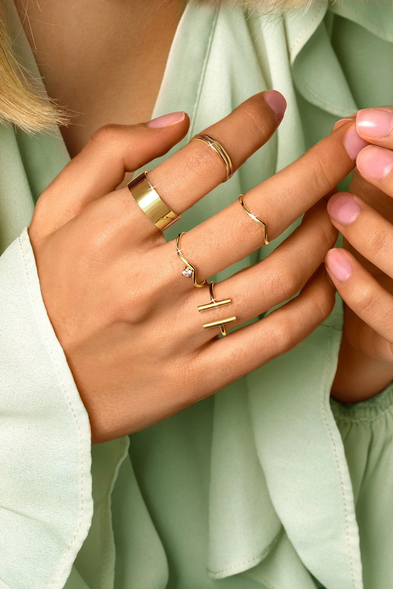 Anillo Sticks Oro