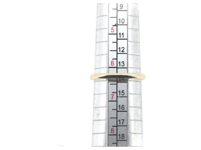 Anillo Tasaki K18YG con perla y diamante tamaño 12 en excelente estado Dorado 