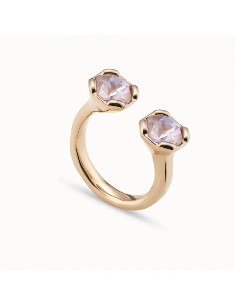 Anillo Uno de 50 Aura Pink Dorado
