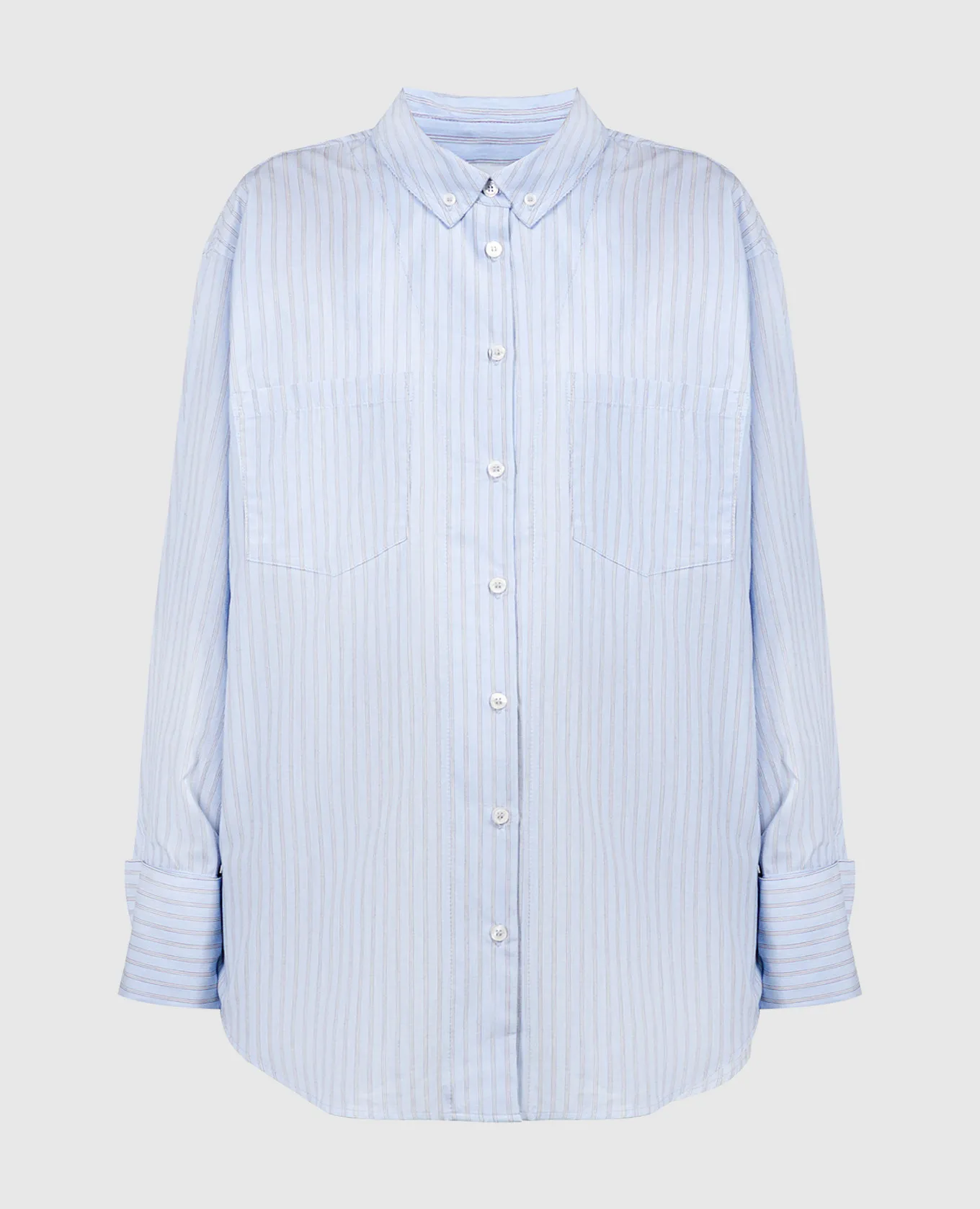 Anine Bing CATHERINE blue striped shirt