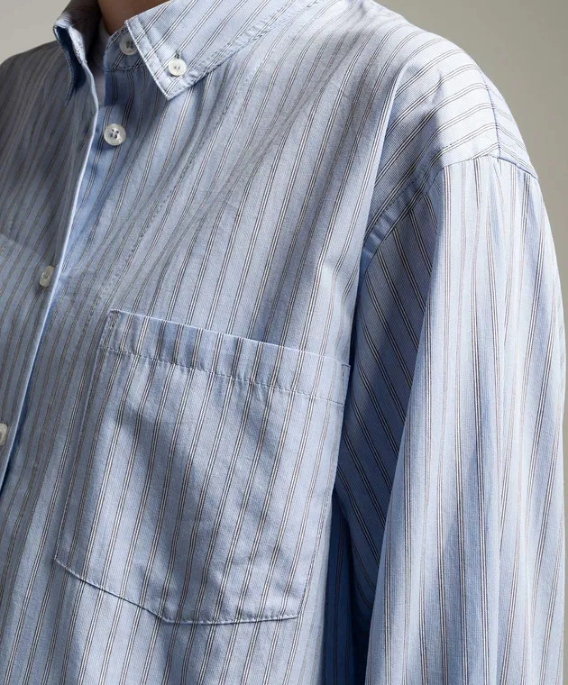 Anine Bing CATHERINE blue striped shirt