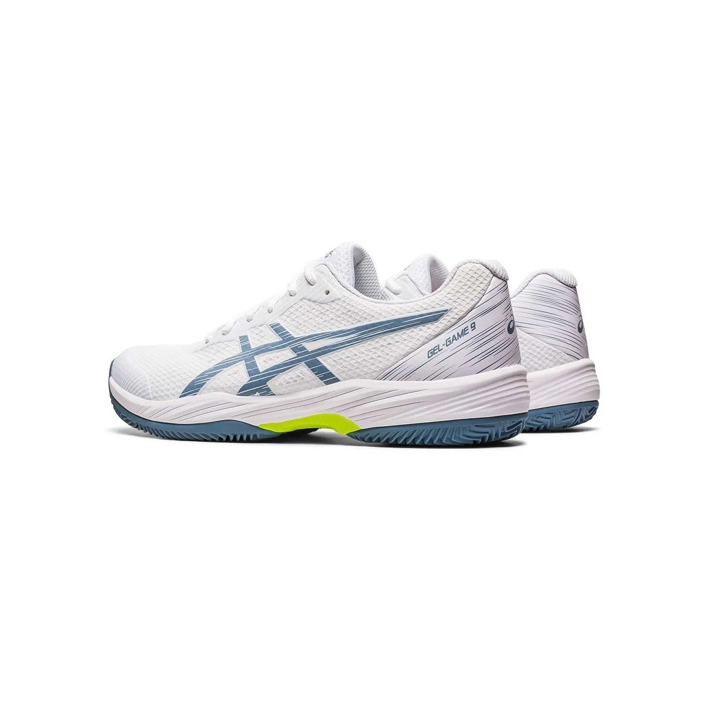ASICS GELGAME 9 CLAY BLANCO LIMA 1041A358 101