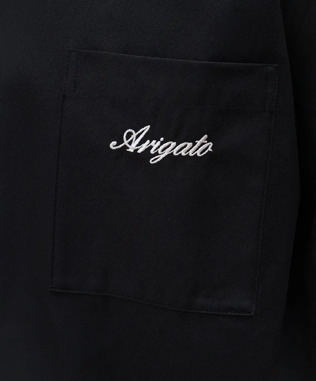 Axel Arigato A black shirt with an embroidered logo