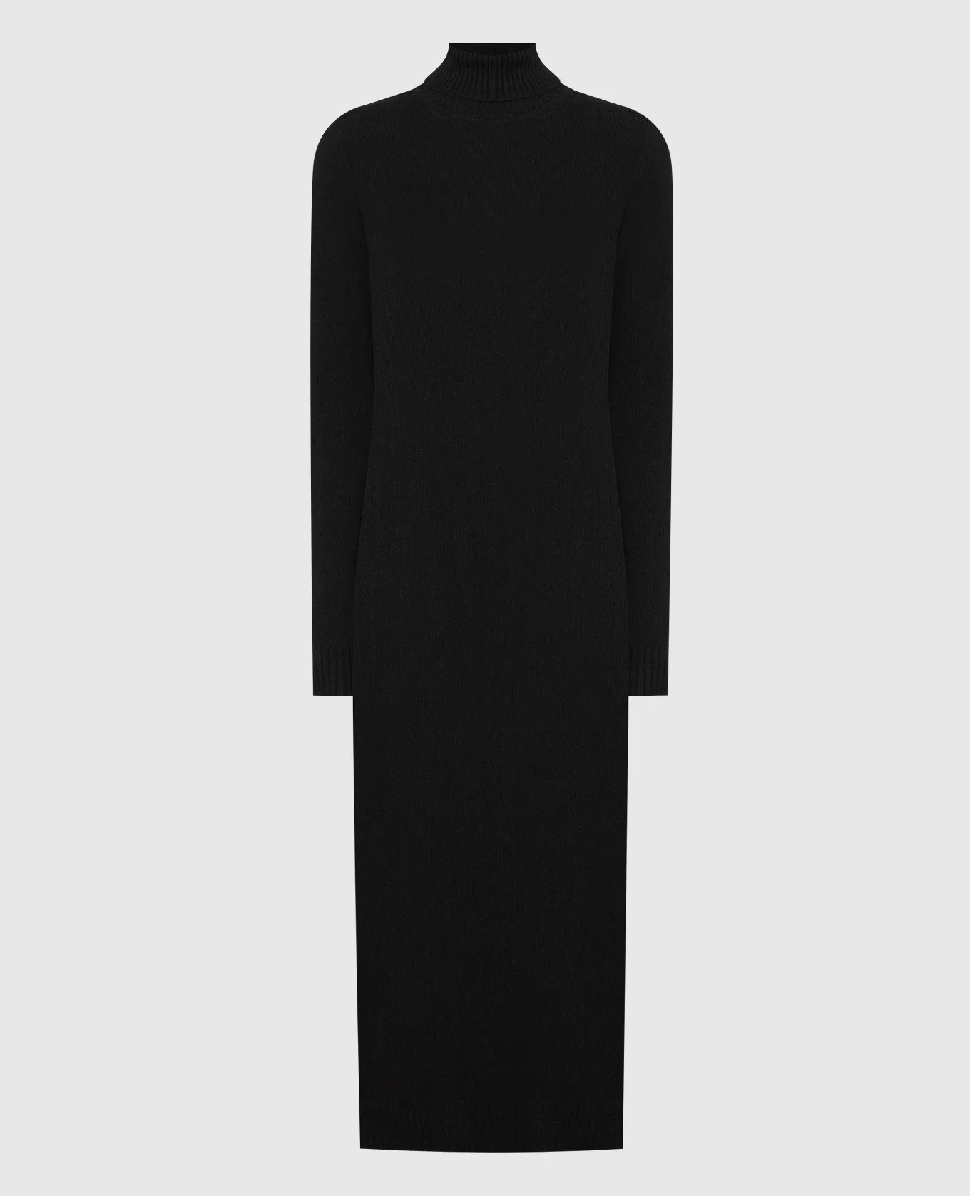 Babe Pay Pls Black cashmere dress