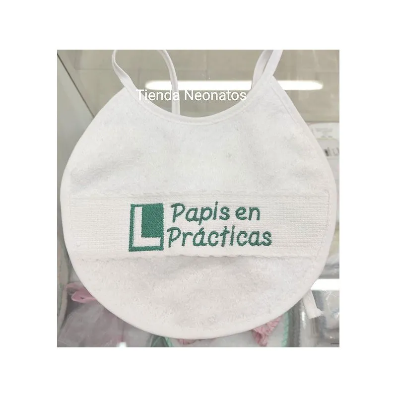 Baberos bebé Papis en Prácticas
