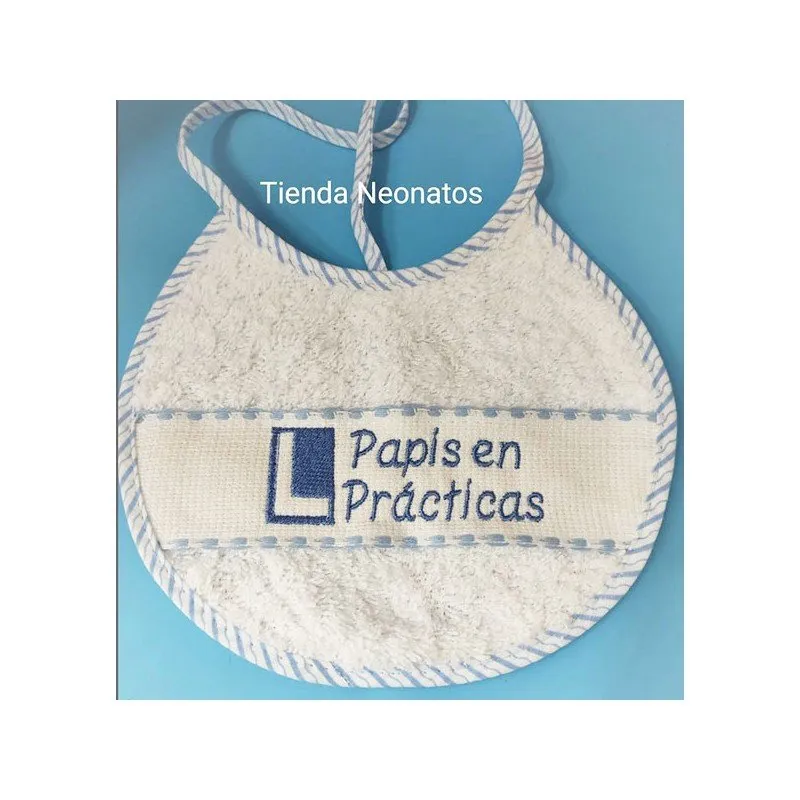 Baberos bebé Papis en Prácticas