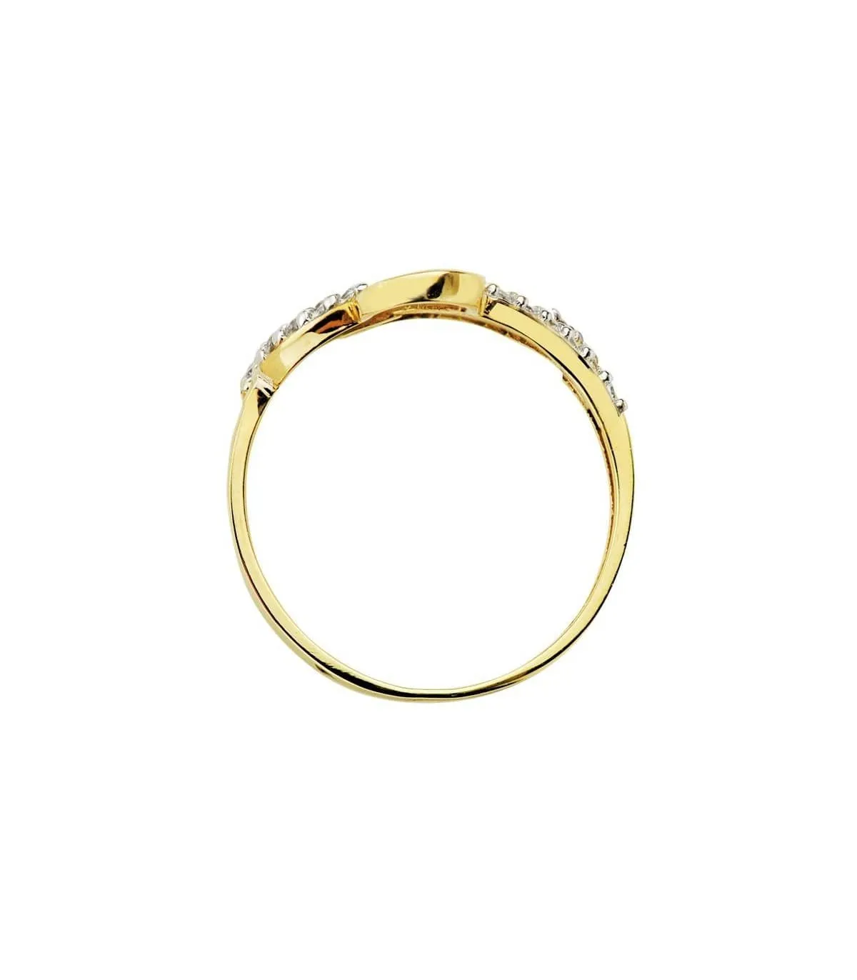 Bague bicolore Coral 9 Carats