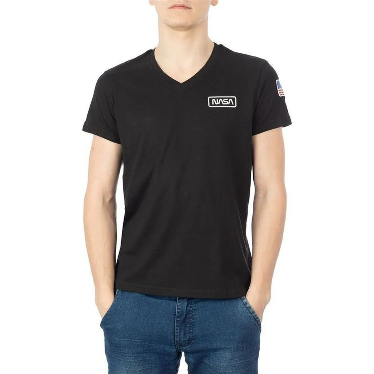 BASIC FLAG V NECK