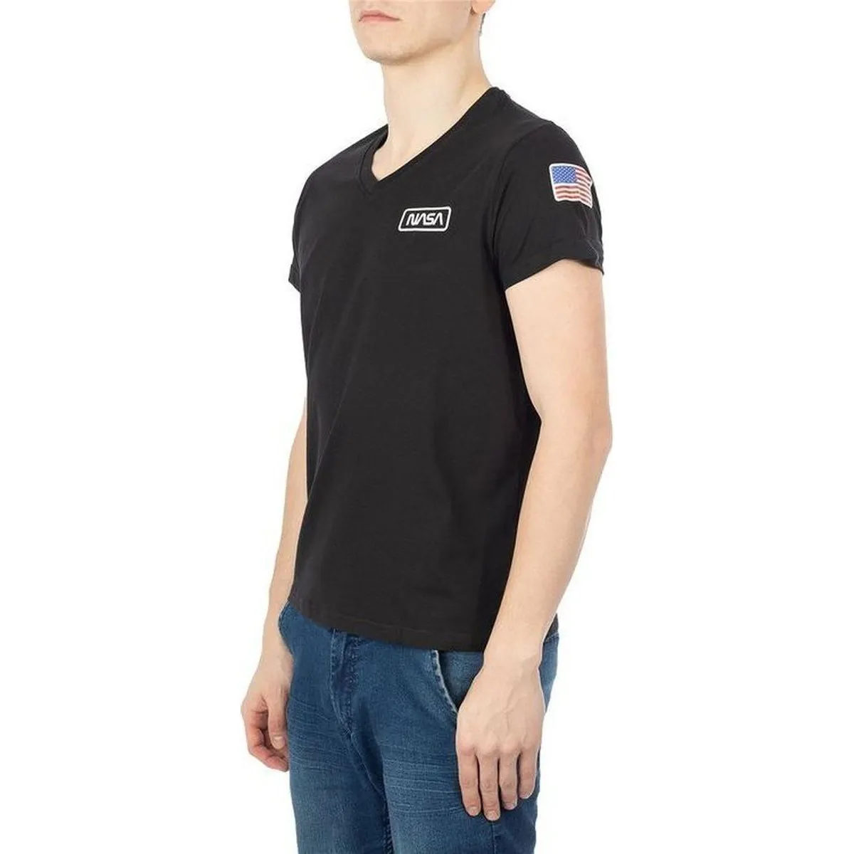 BASIC FLAG V NECK