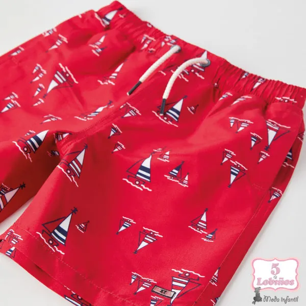 BAÑADOR BOXER NIÑO BARCOS Zippy