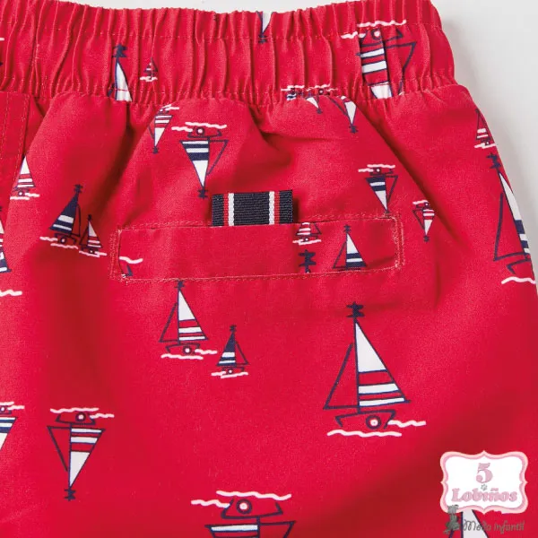 BAÑADOR BOXER NIÑO BARCOS Zippy