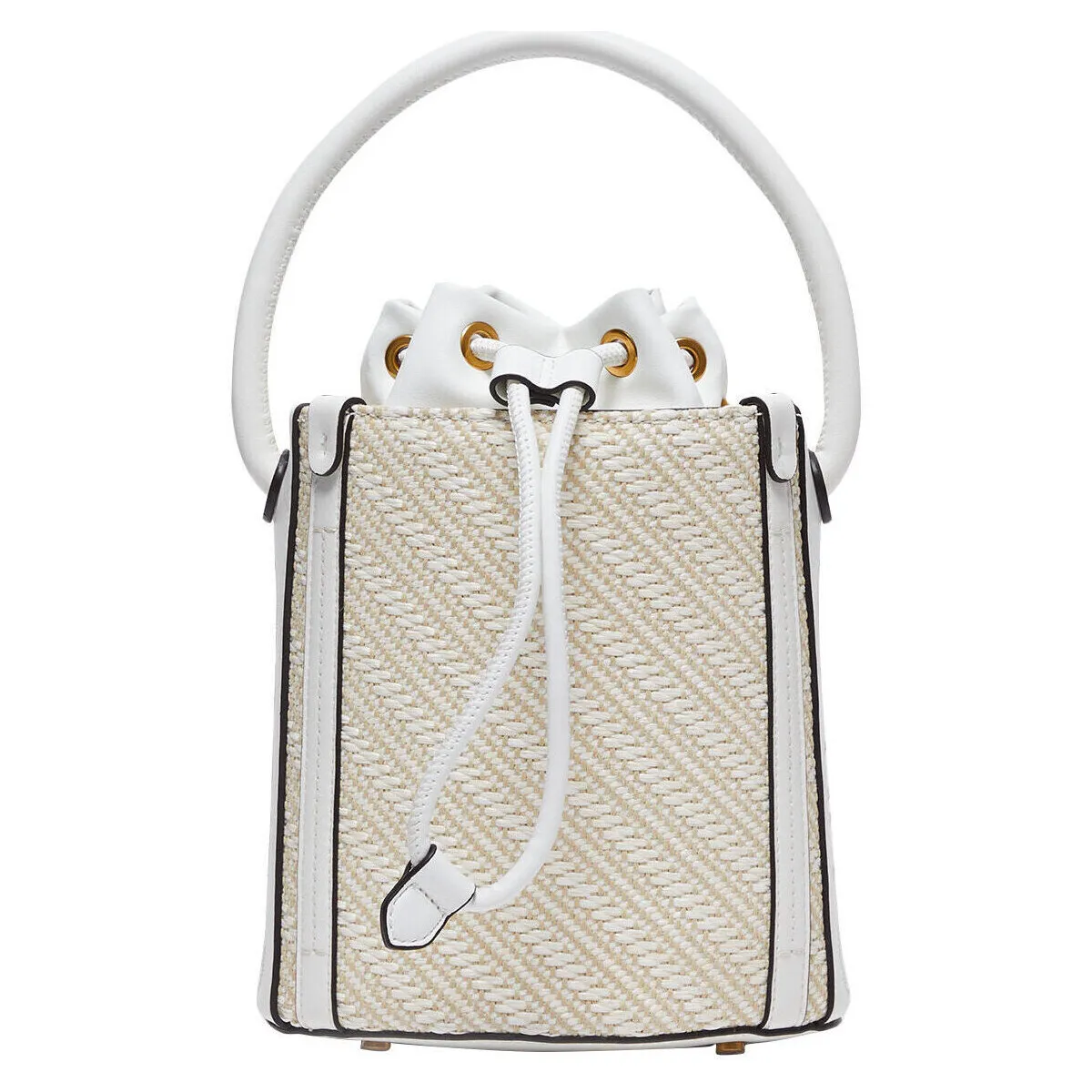 Bolso bombonera de rafia