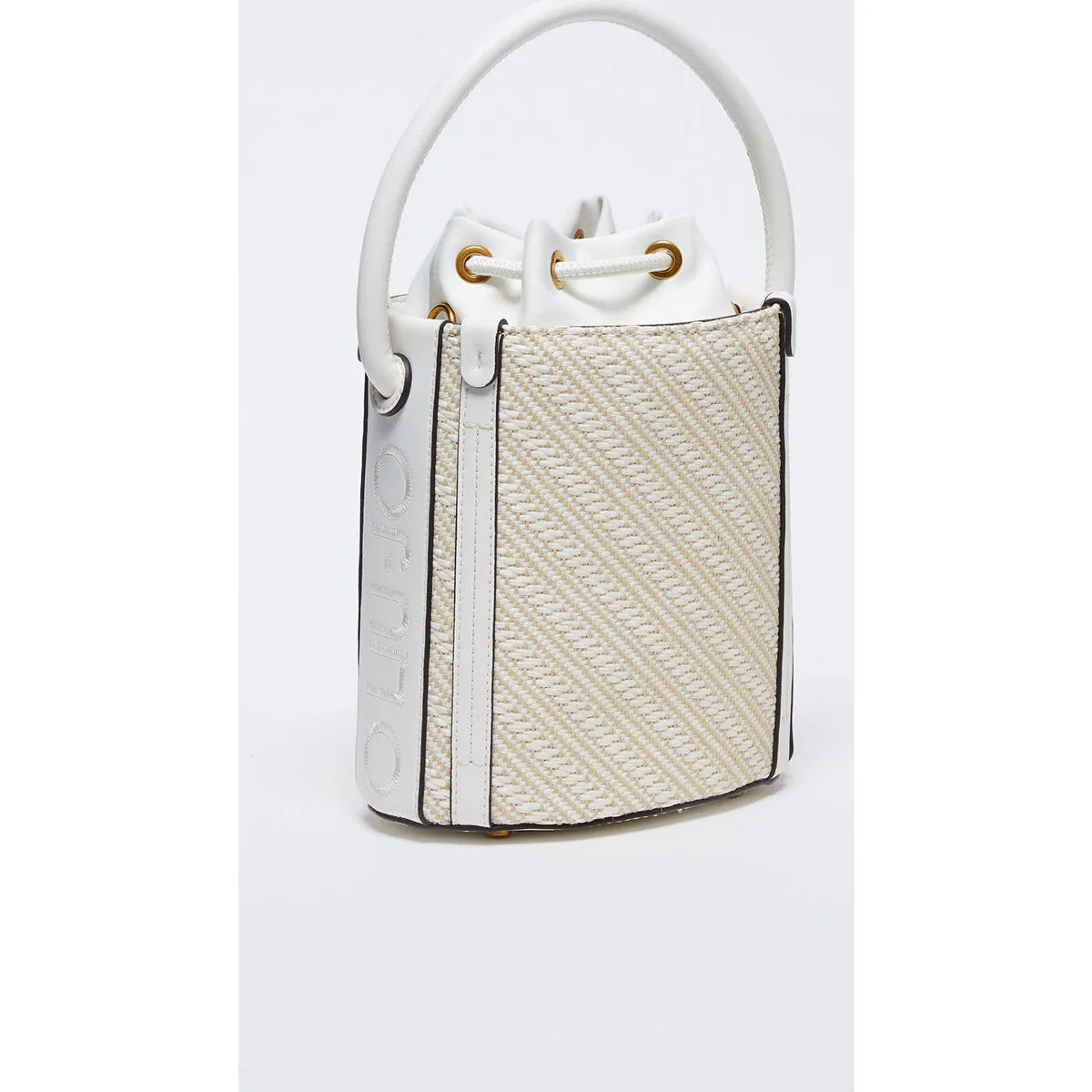 Bolso bombonera de rafia