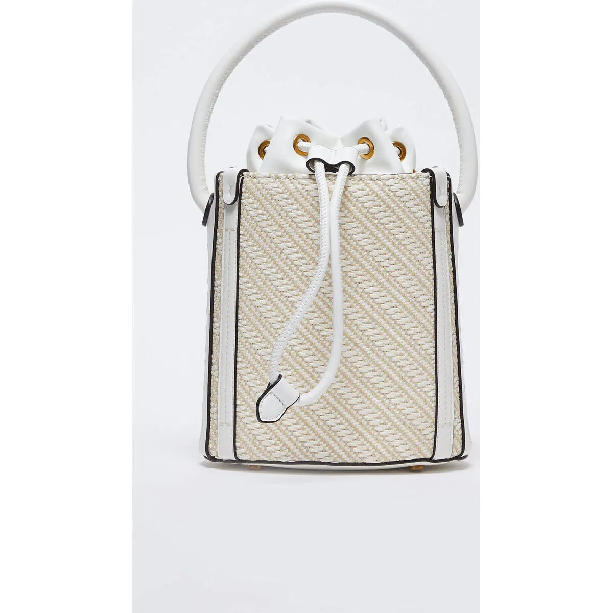Bolso bombonera de rafia