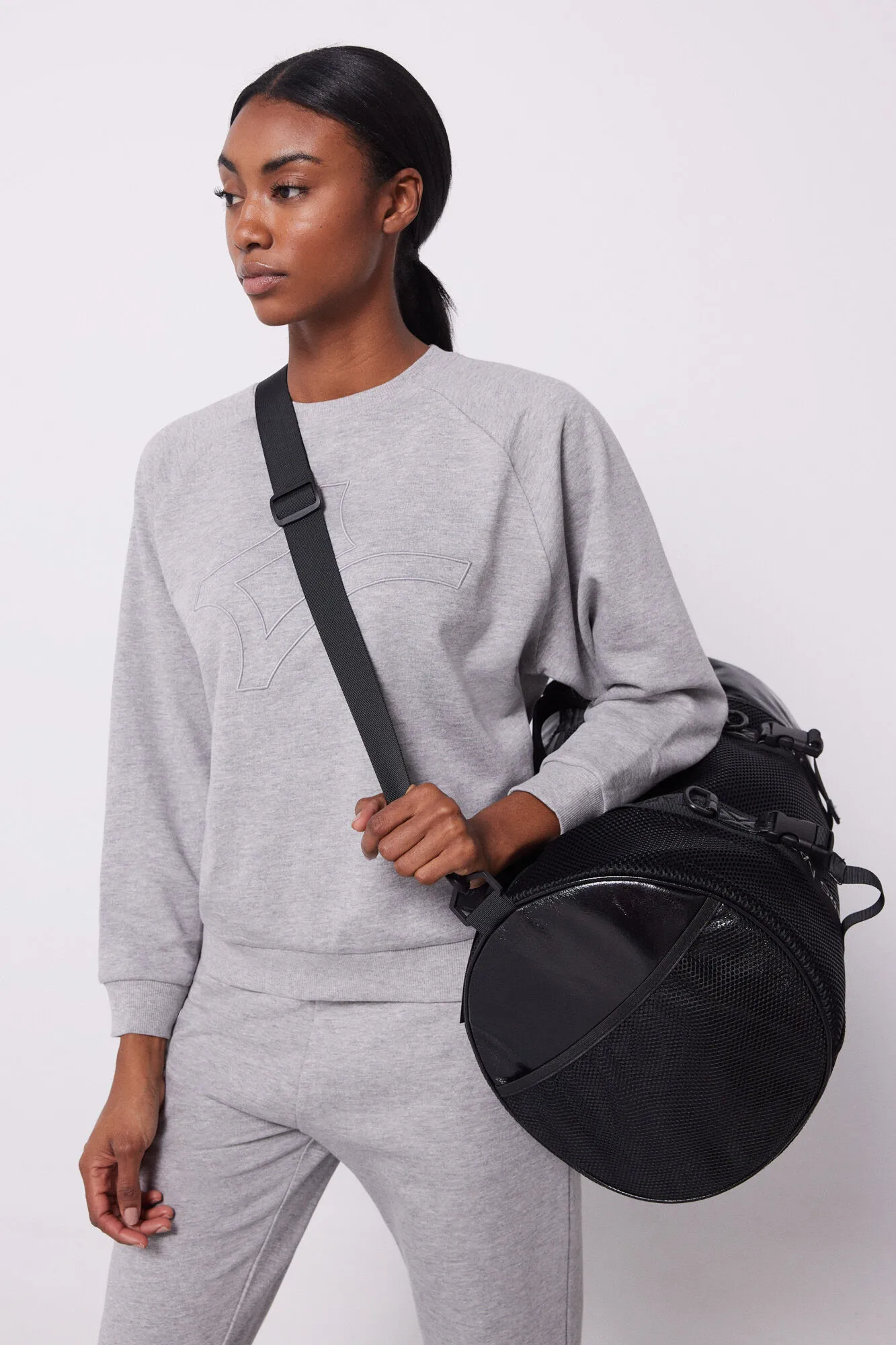 Bolso deporte 'bowling' negro