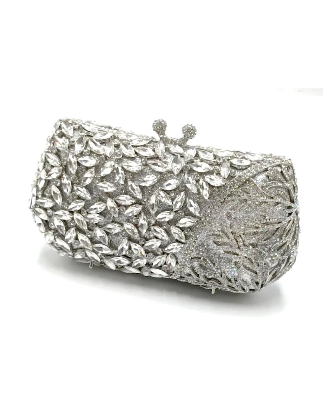 BOLSOS JOYA PLATA DE FIESTA PARA NOVIAS Y MADRINAS EL JARDIN DEL DESEO