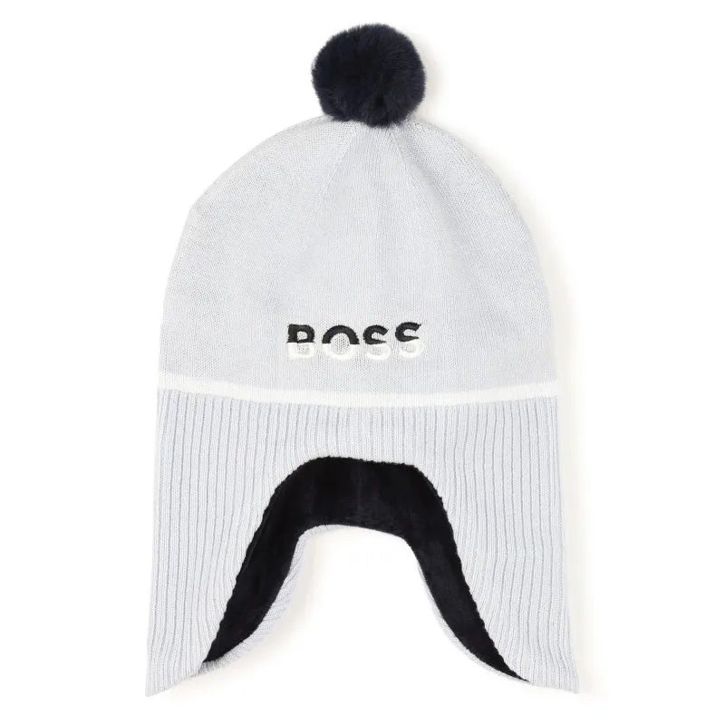 BOSS Gorro de algodón y forro polar