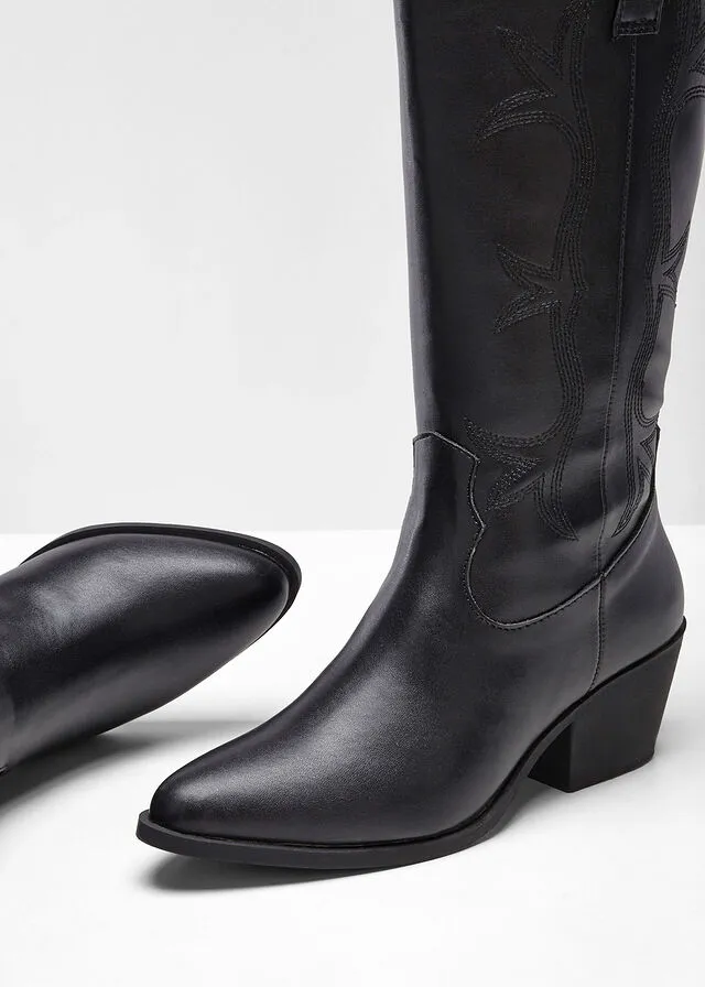 Botas de vaquero Negro