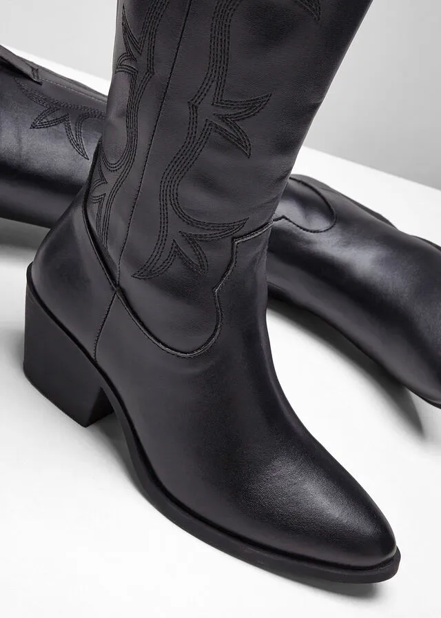 Botas de vaquero Negro