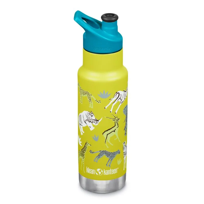 Botella aislante Klean Kanteen Children's Classic Narrow 355ml/12oz con tapa deportiva (safari)