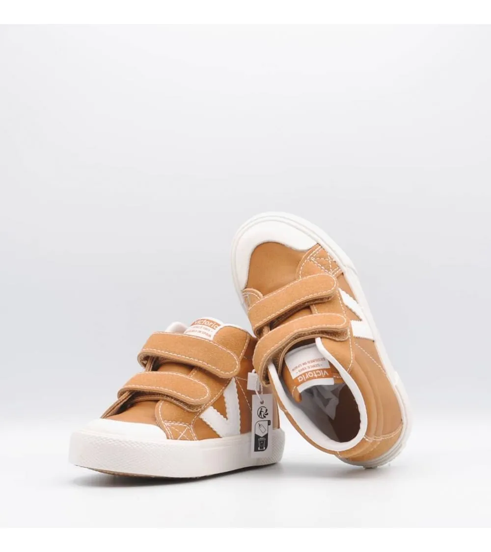 BOTÍN VICTORIA TRIBU VELCRO V LATERAL CUERO