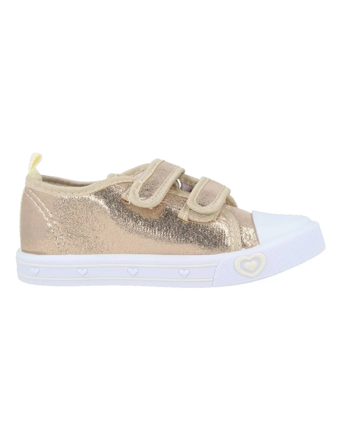 BUBBLE KIDS  DEPORTIVA LONA VELCRO ORO