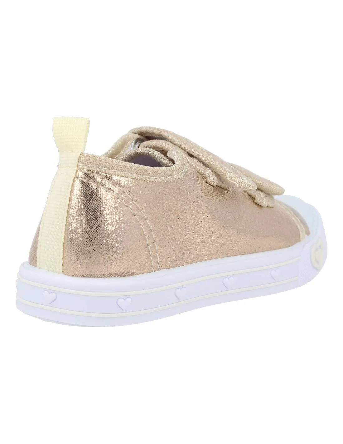 BUBBLE KIDS  DEPORTIVA LONA VELCRO ORO