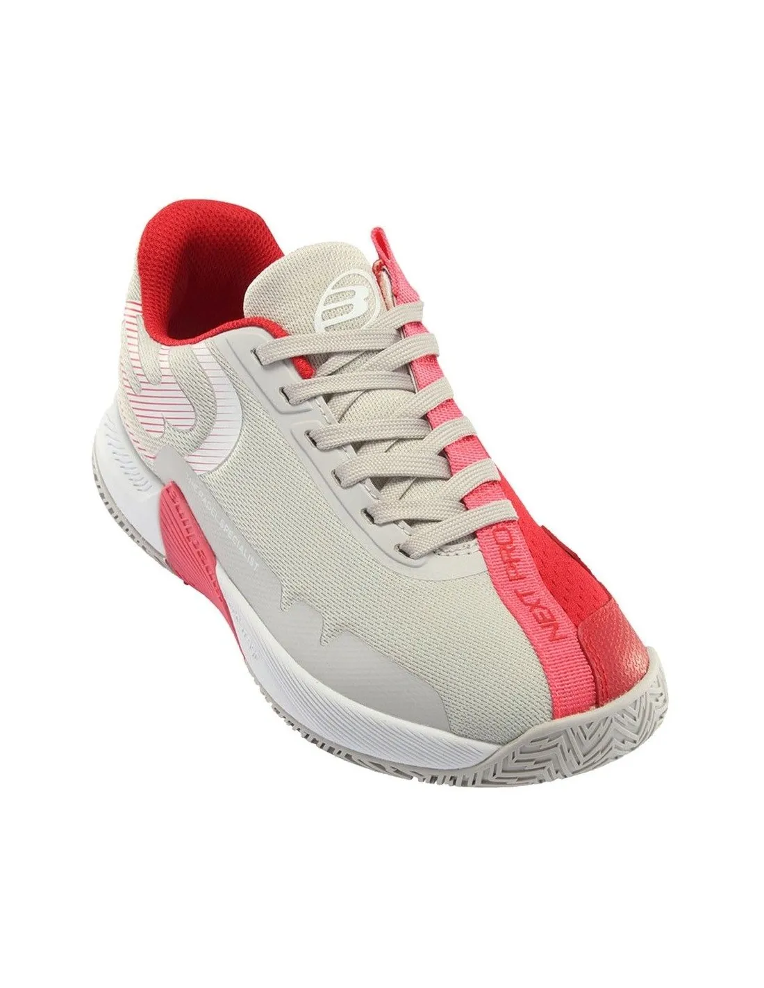 Bullpadel Next Pro 23v Gris Rojo Mujer