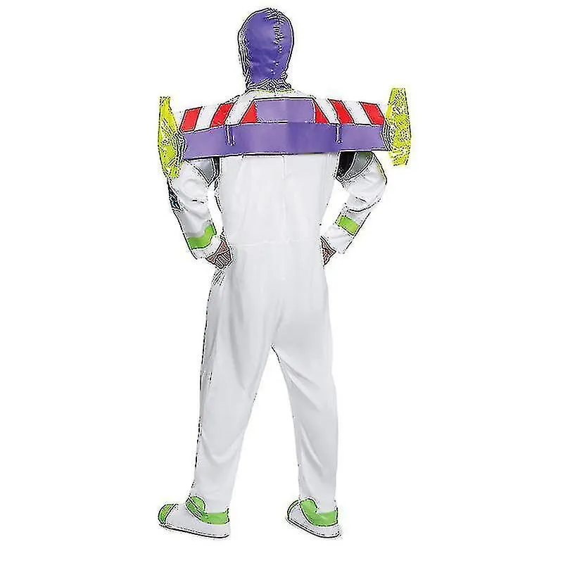 Buzz Lightyear Traje de Halloween Traje Cosplay Disfraces Fiesta Mono Ajustado Niños Niños Ropa Adulta