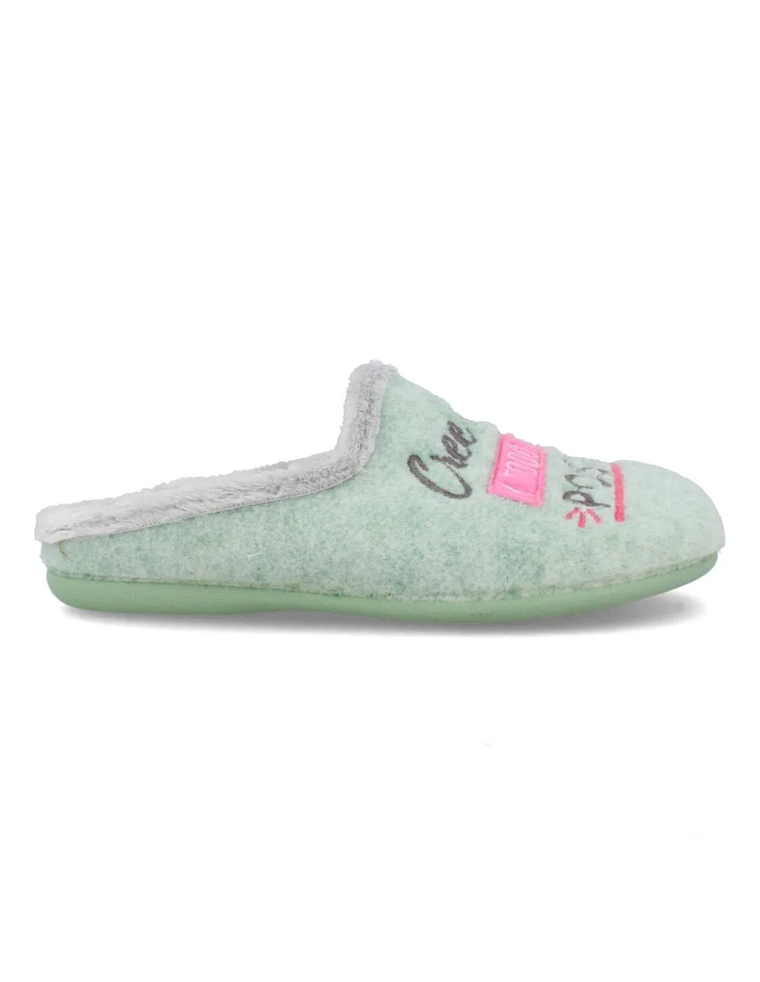 CABRERA  ZAPATILLAS DE CASA CREE EN TI VERDE