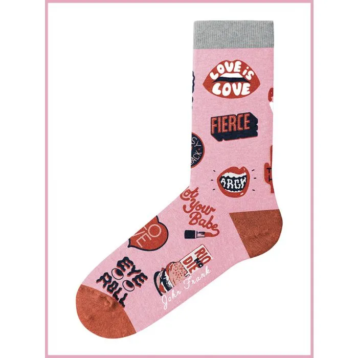 CALCETINES MUJER JOHN FRANK ALGODóN WJFLSFUN1938