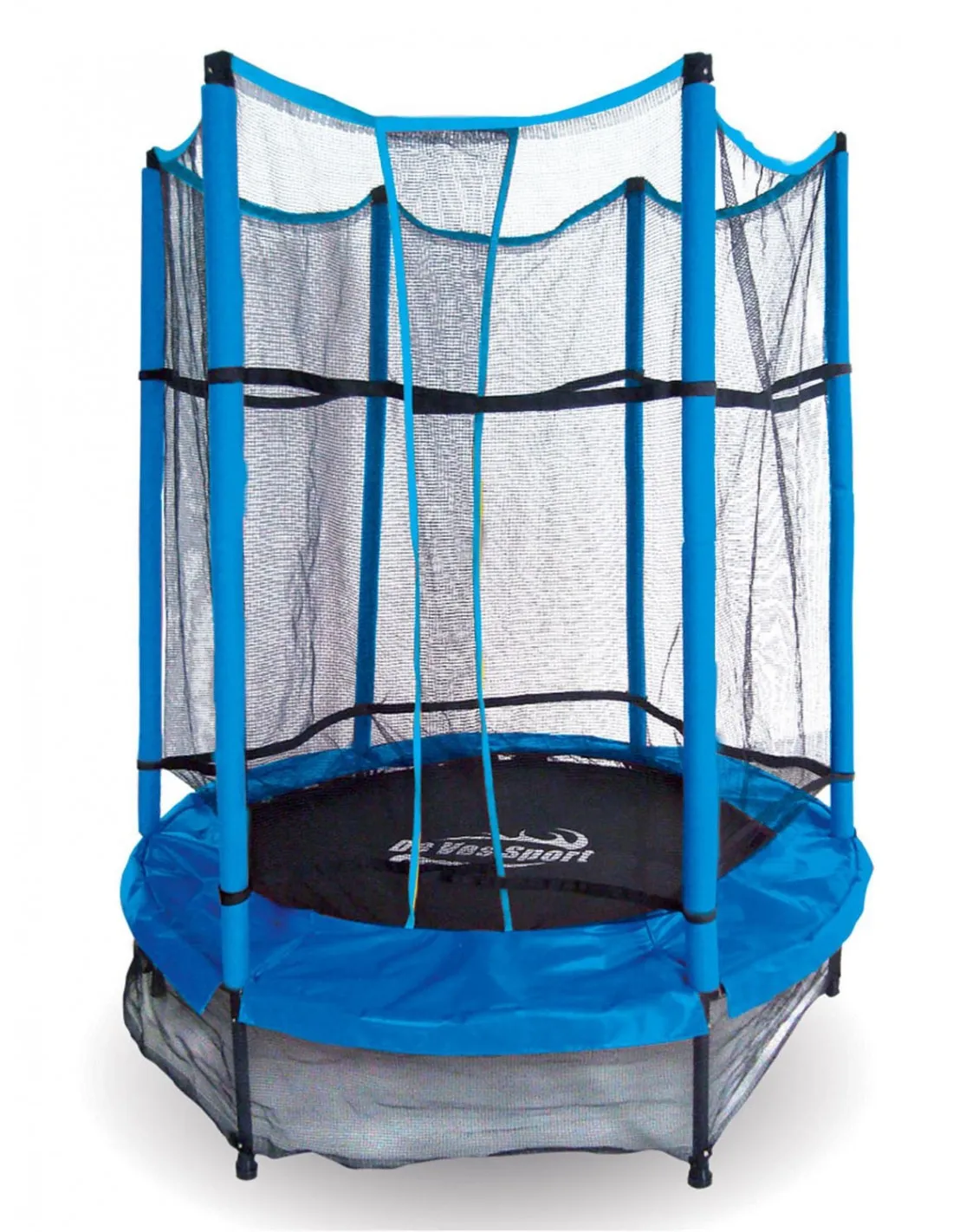Cama elástica infantil Combo azul 152 cm con red