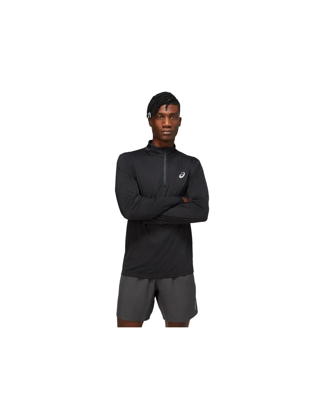 Camiseta Asics Core 1/2 Cremallera M Black