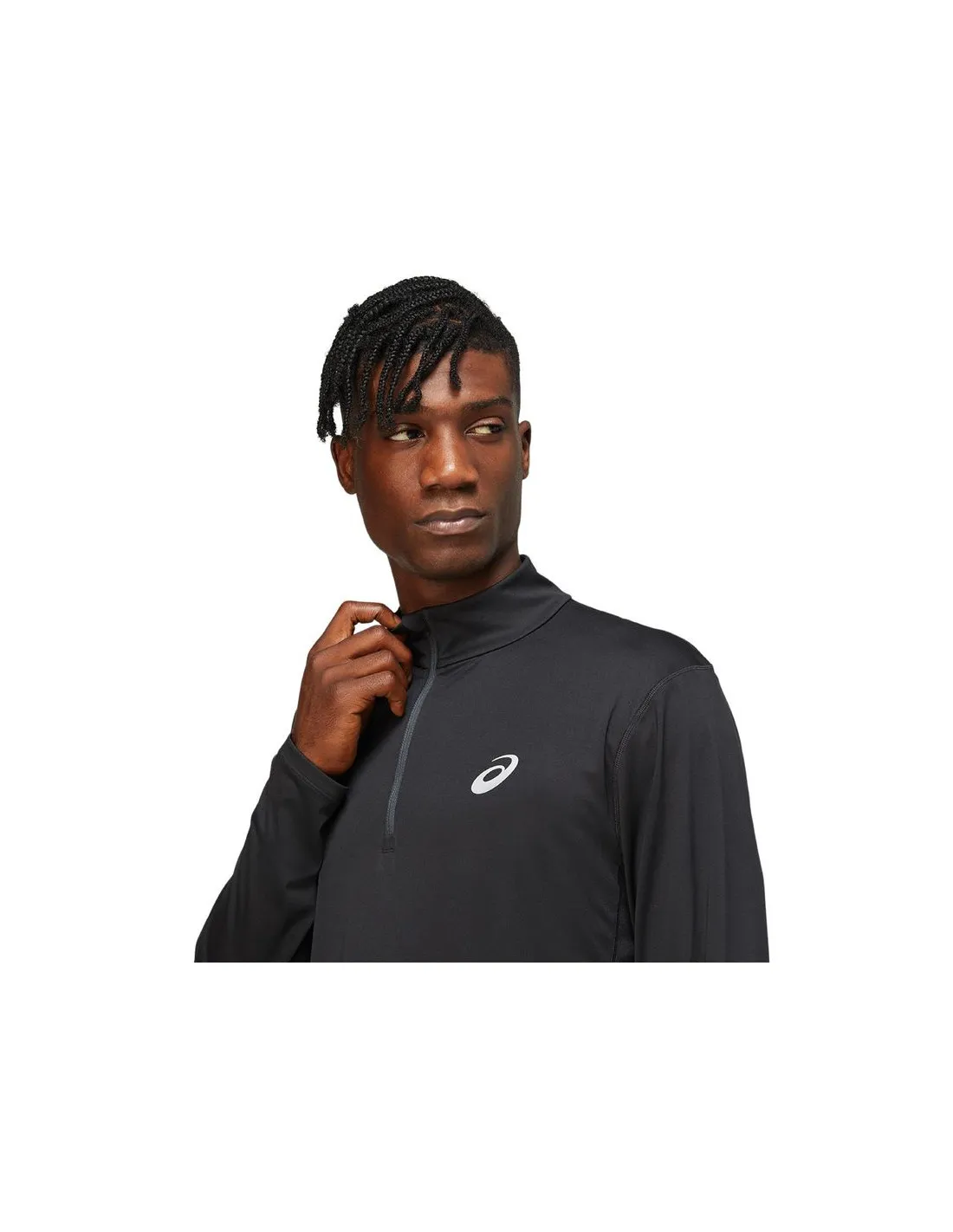 Camiseta Asics Core 1/2 Cremallera M Black