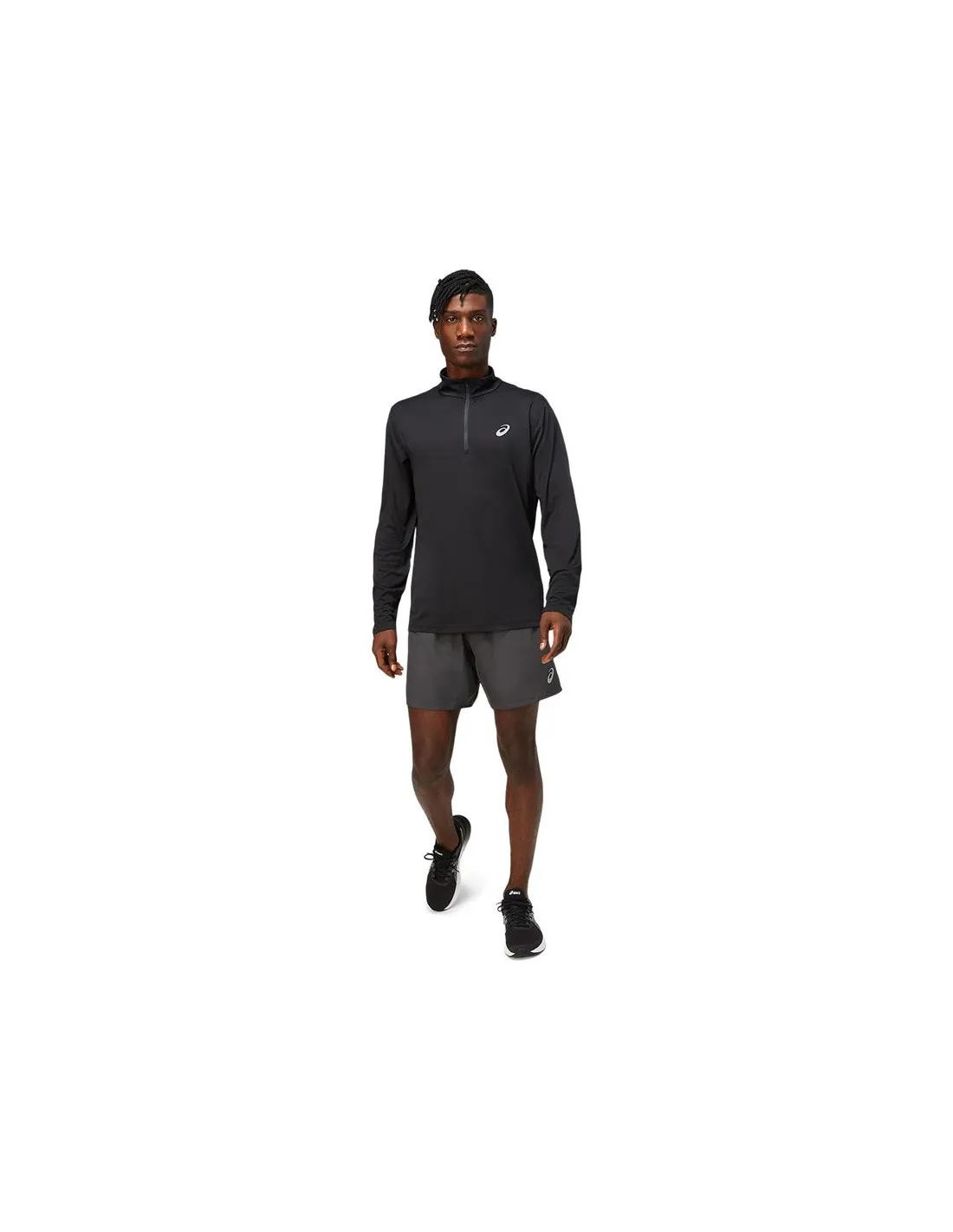 Camiseta Asics Core 1/2 Cremallera M Black