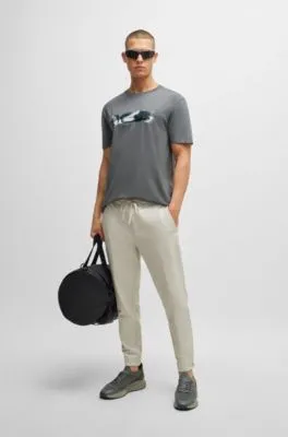 Camiseta de algodón con ilustración de skate