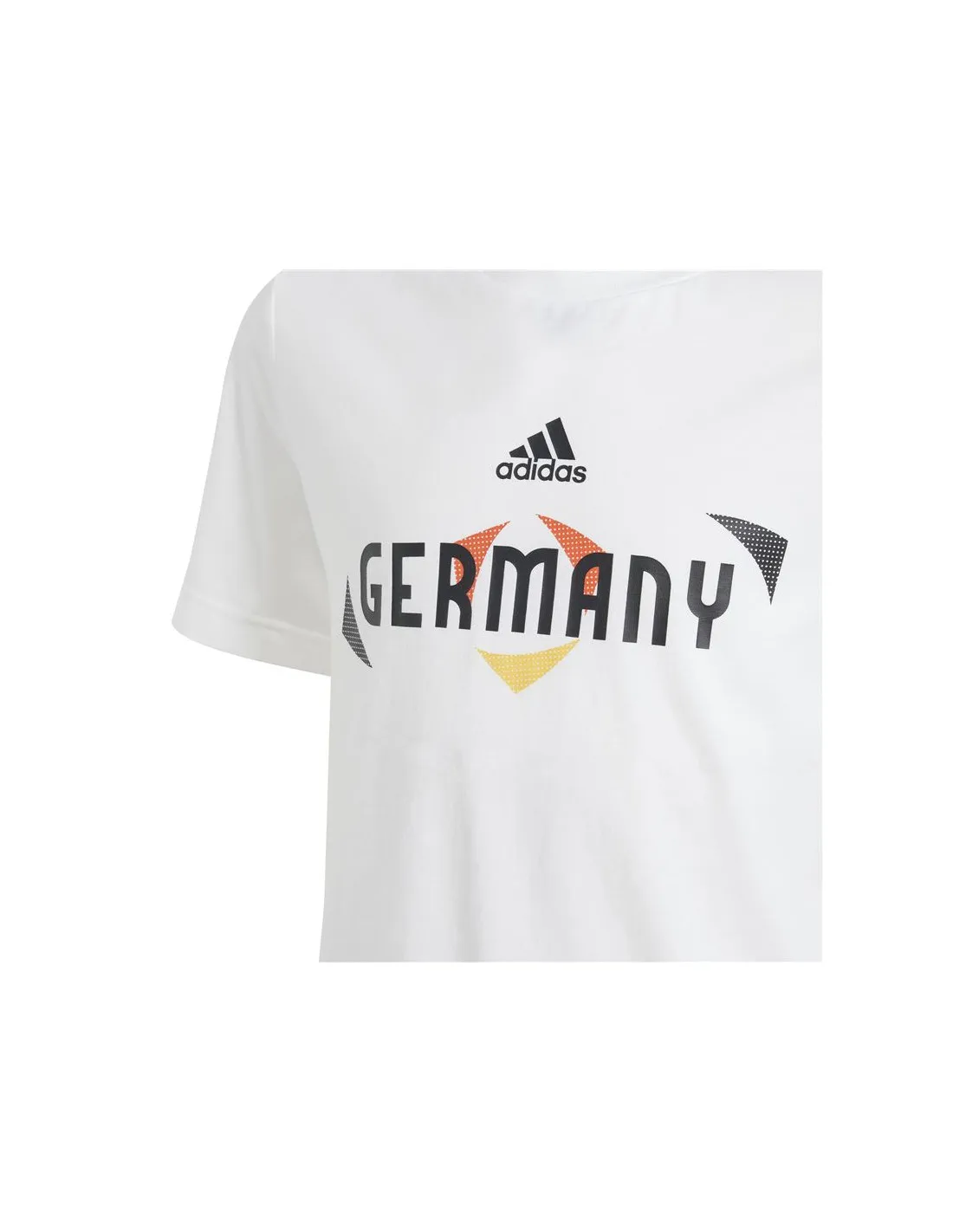 Camiseta de Fútbol adidas Alemania UEFA EURO24 Infantil Blanco