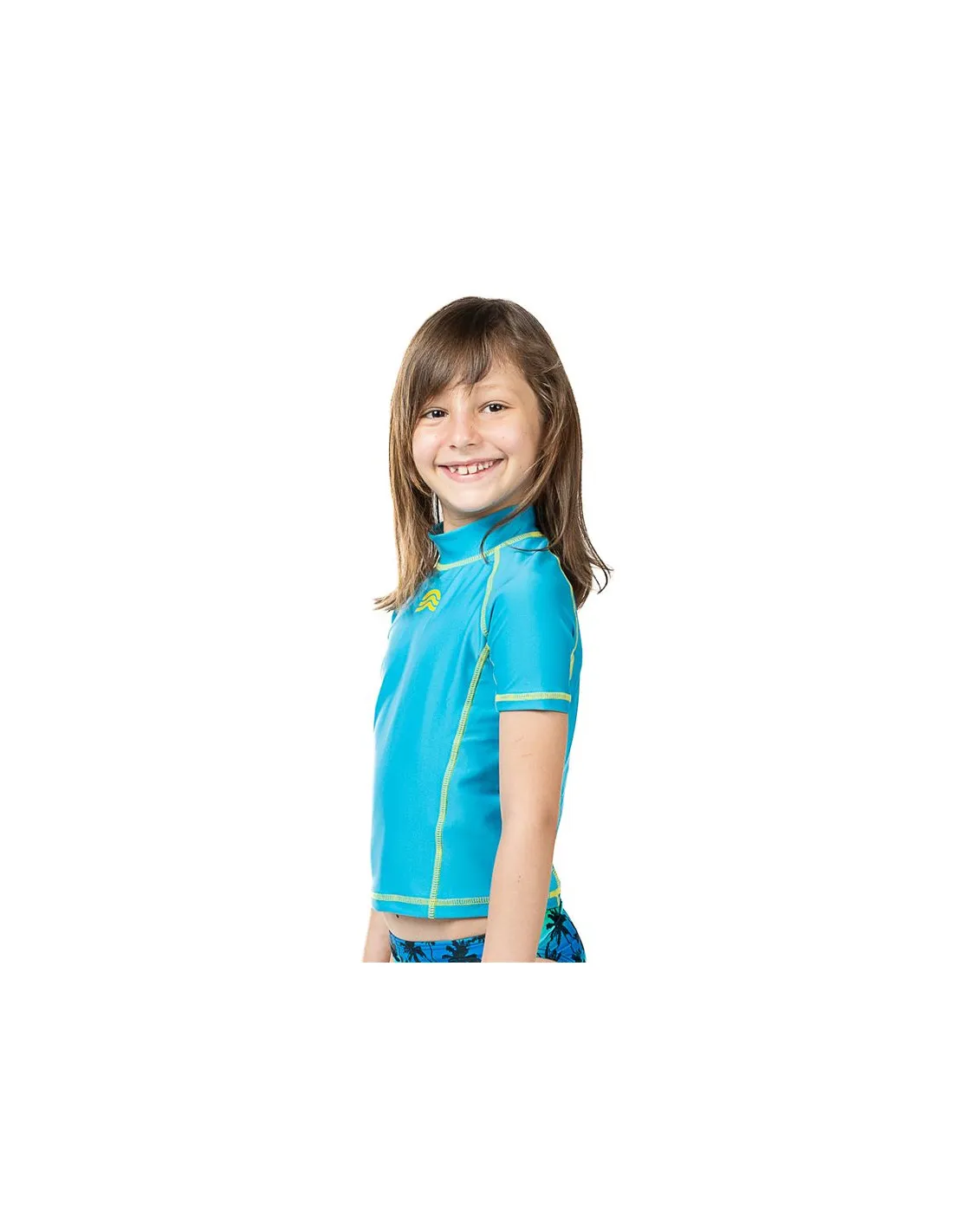 Camiseta de Natación Aquarapid Uv Turquesa Infantil