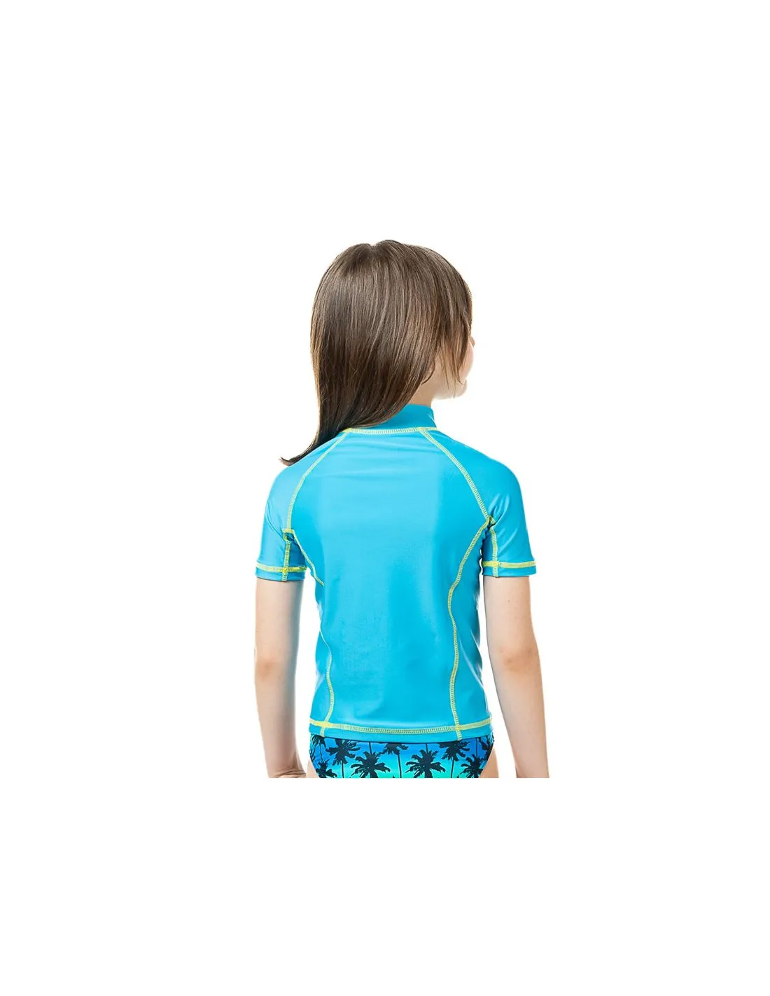 Camiseta de Natación Aquarapid Uv Turquesa Infantil