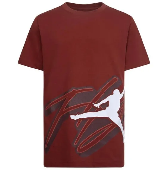 Camiseta Junior Jordan Mesh Flight Graphic Red