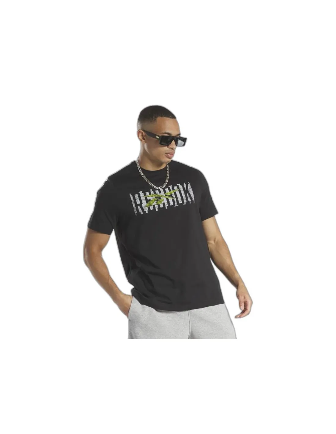 Camiseta Reebok Graphic Series Hombre Negro